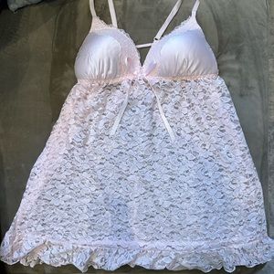 Lingerie top and panties set